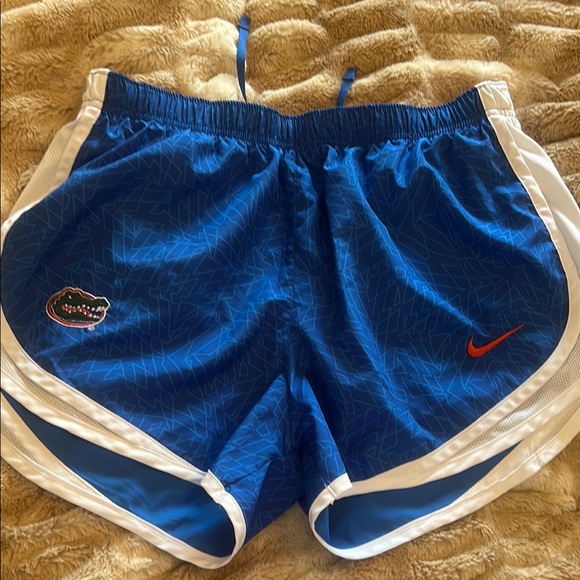 Florida Gators Nike Royal Blue Running Shorts with White Trim - Picture 1 of 3